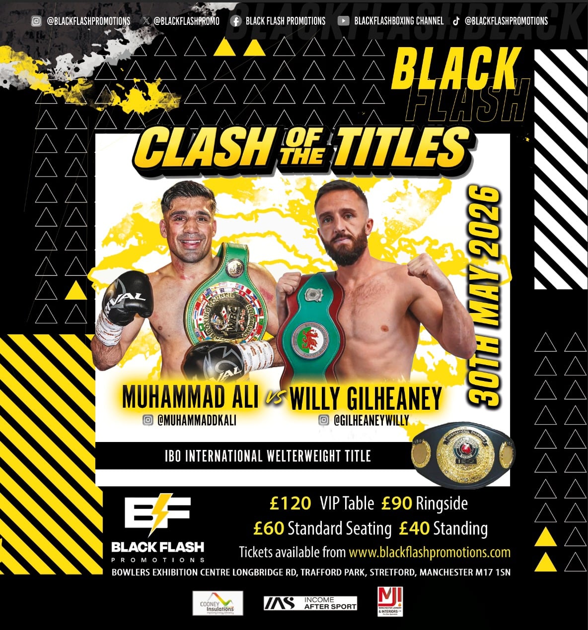 Clash of the Titles, Muhammad Ali vs Willy Gilheaney poster